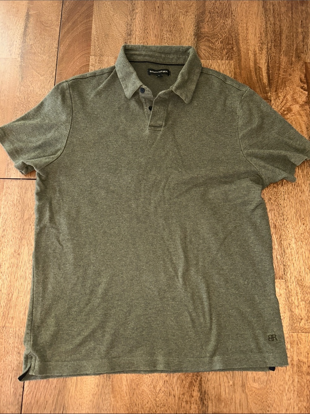 Banana Republic Men's Olive Polo Shirt